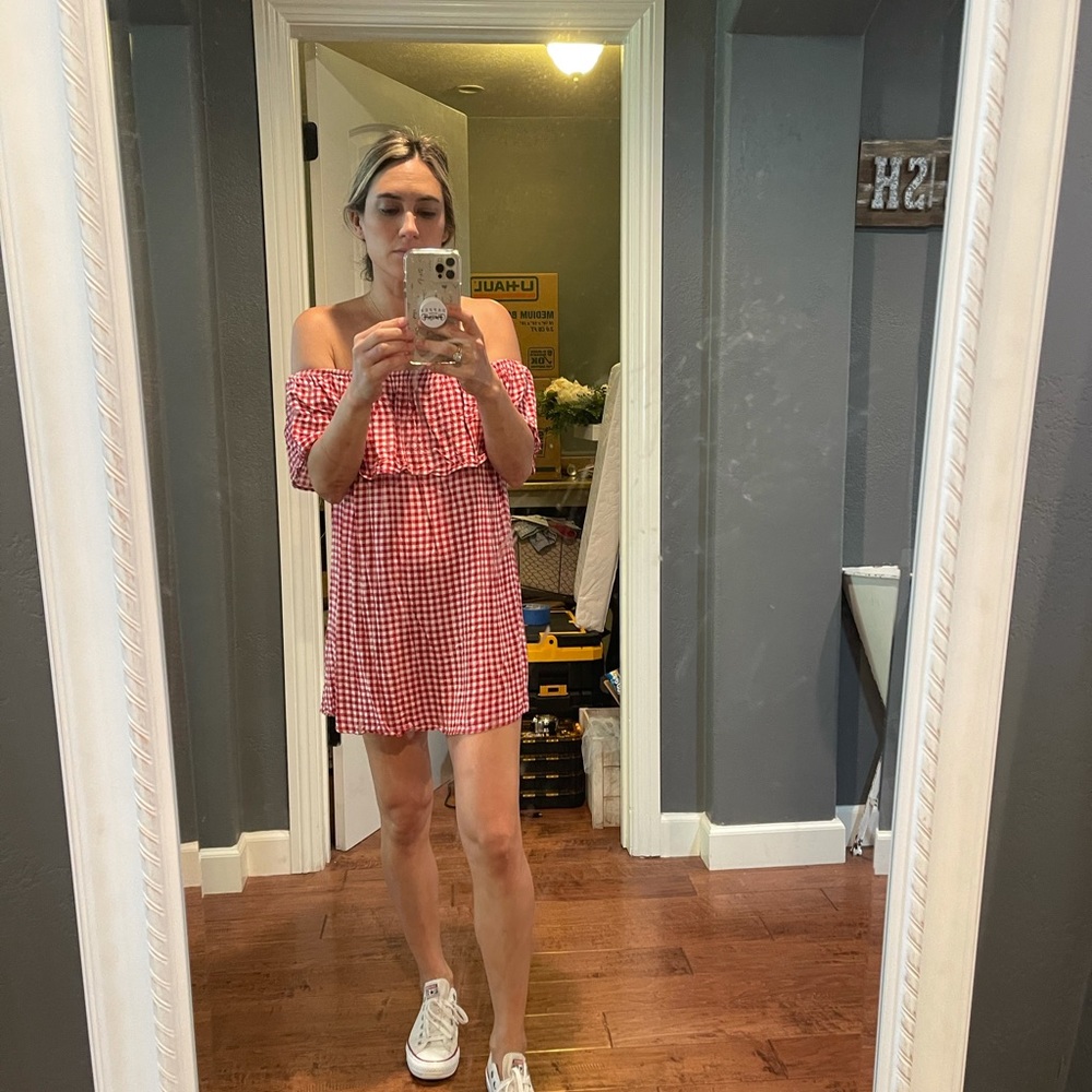 ❌SOLD❌ Show me your mumu gingham mini dress - Picture 5 of 5